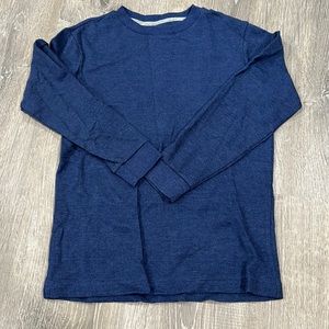 Old Navy. Size medium (8). Navy blue, long sleeve shirt.